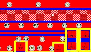 兩層板中的50歐姆走線 兩層板中的50歐姆走線