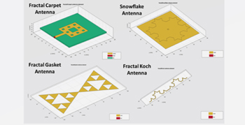 分形天線的典型示例 分形天線的典型示例