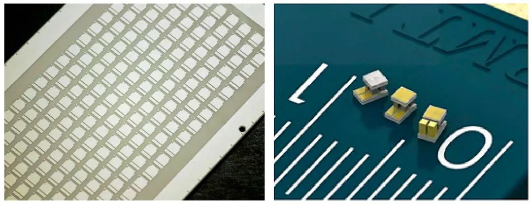 圖36 高精密度DPC基板及其封裝的小規模熱電制冷器(TEC)