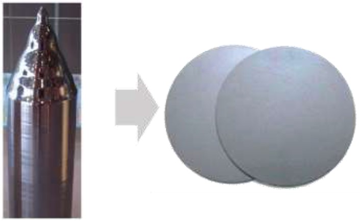 硅晶圓片示意圖 硅晶圓片示意圖