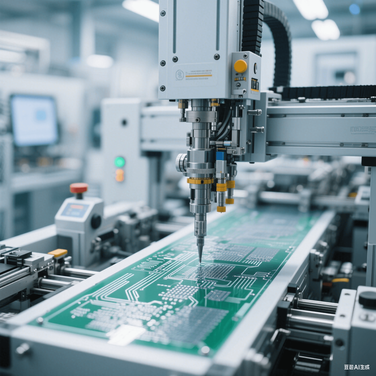 薄膜電路量產設備內部視圖 薄膜電路量產設備內部視圖