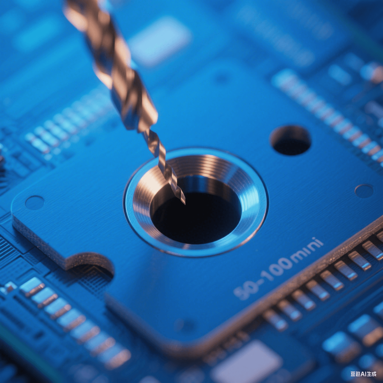 HDI 技術(shù)中的激光微孔,包括微盲孔和微埋孔。 HDI 技術(shù)中的激光微孔,包括微盲孔和微埋孔。