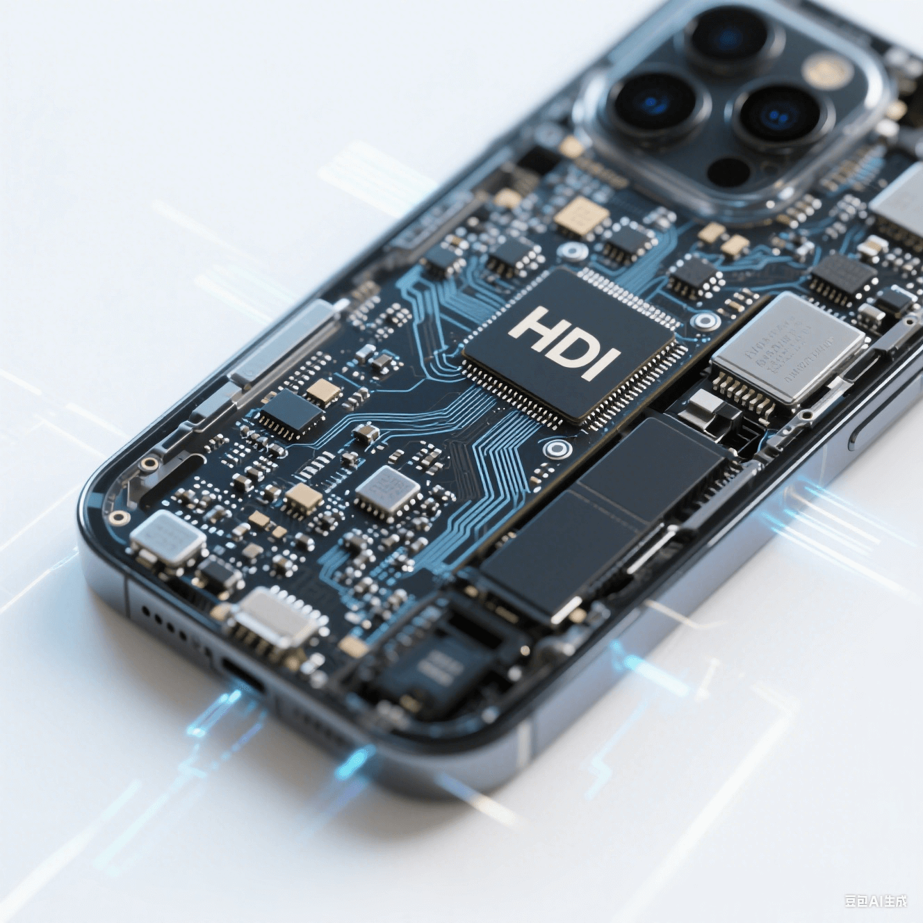 HDI 技術(shù)在智能手機(jī)主板中的應(yīng)用。 HDI 技術(shù)在智能手機(jī)主板中的應(yīng)用。