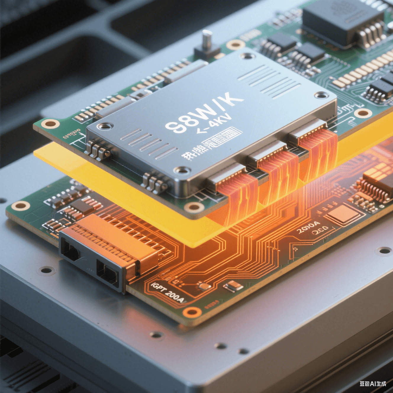 BMS金屬基板散熱方案：鋁基板導(dǎo)熱＞8W/mK承載200A電流