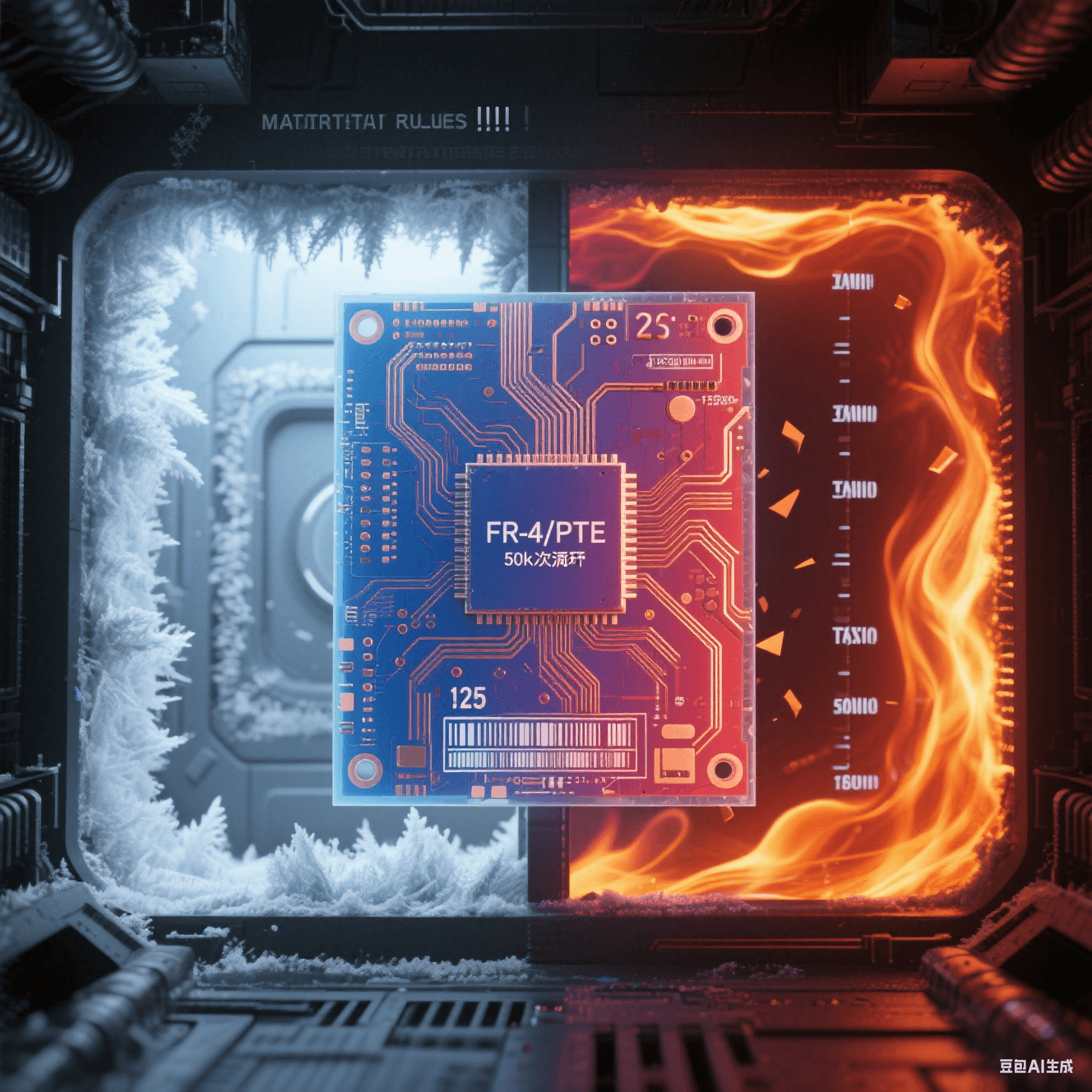 混壓板極端環(huán)境驗(yàn)證：-55℃至125℃循環(huán)5萬(wàn)次界面零分層