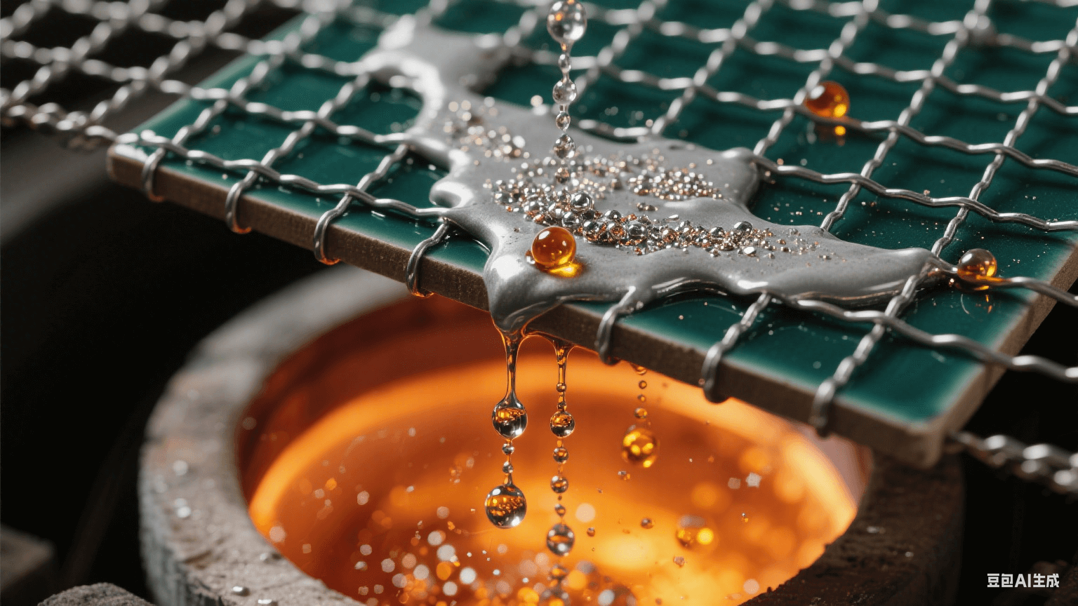 捕捉金屬漿料透過絲網沉積的動態過程 捕捉金屬漿料透過絲網沉積的動態過程