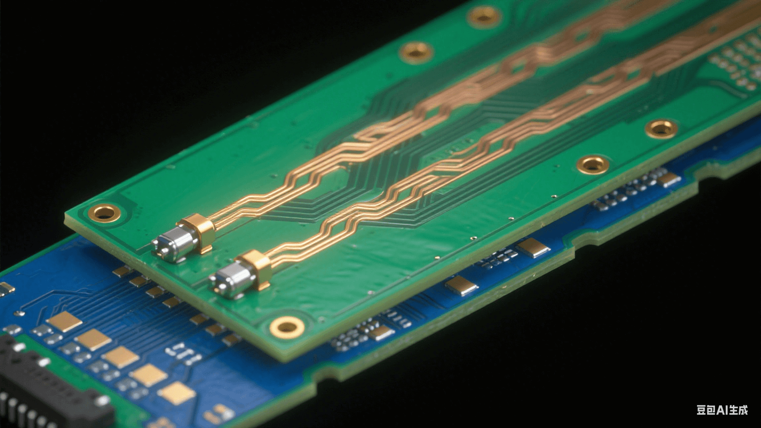 差分對布線細節的剖面透視