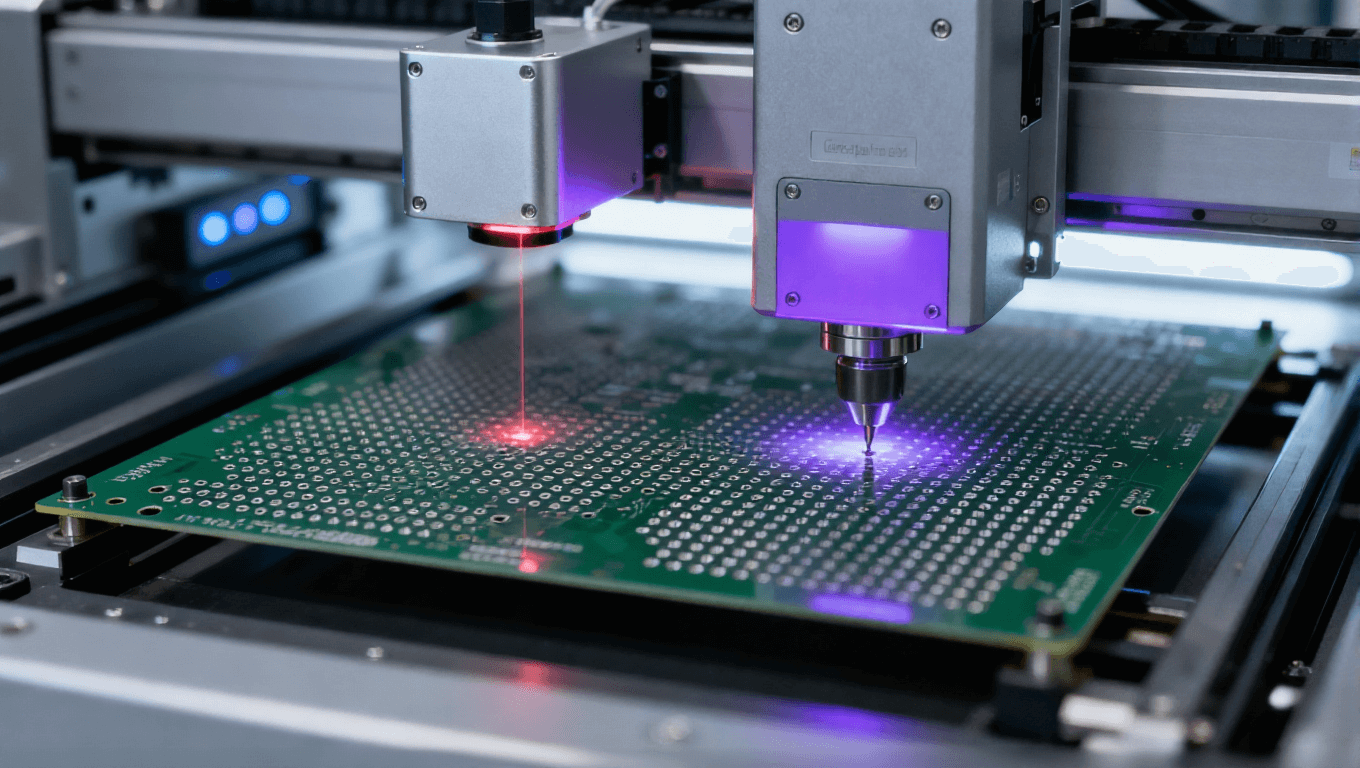 PCB沉頭孔智能深度補償系統應用場景,激光檢測+自動補償提升深度精度 PCB沉頭孔智能深度補償系統應用場景,激光檢測+自動補償提升深度精度