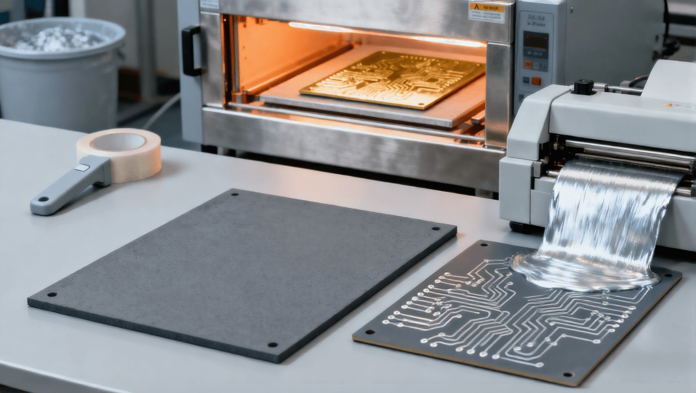 SiC 模塊基板金屬化工藝場景,印刷金屬漿料 + 800-950℃燒結(jié)形成導電銅層 SiC 模塊基板金屬化工藝場景,印刷金屬漿料 + 800-950℃燒結(jié)形成導電銅層