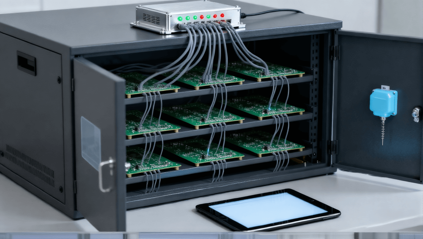 PCB智能老化測試 物聯網監控 數據采集模塊 溫度傳感器