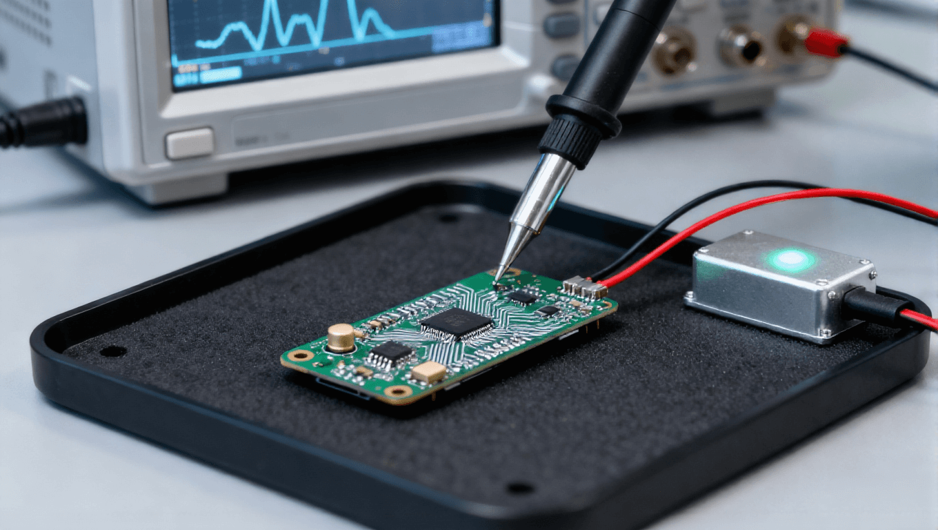 消費電子PCB測試 手機主板電應力測試 示波器探頭 迷你電源模塊